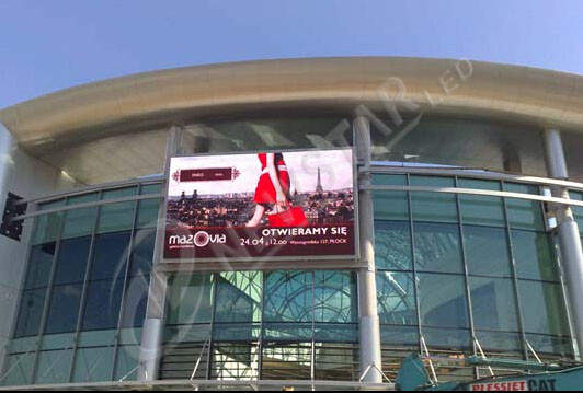 Large Screen HD P10 Outdoor Full Color Led Display For Advertising , Waterproof IP65
