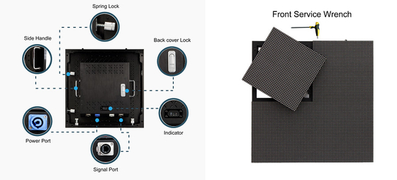 P6.25 Cloud Series Thinness Rental Stage Led Display , Outdoor Advertising Led Display Screen