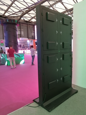Waterproof P4.81 SMD2727 Outdoor Advertising Led Screen With Double Service