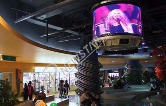 Wedding , Conference DIP 1R1G1B P12mm Round Curved LED Display 6000 cd/m2