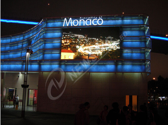 Small Video Square Outdoor Advertising Led Display Curtain Led Screen Rental